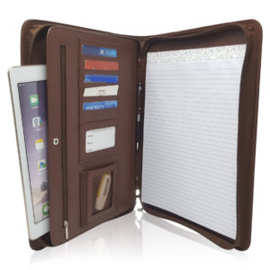 Zippered portfolio case discount