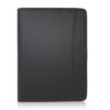 Leather Zippered Business Portfolio Folder – Matt Black (10.5″ Tablet Sleeve) - Image 2