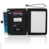 Junior Zippered Leather Business Padfolio - Black (8" Tablet Pocket) - Image 3