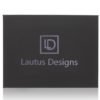 Junior Zippered Leather Business Padfolio - Black (8" Tablet Pocket) - Image 7